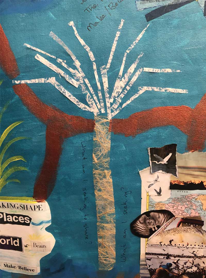 Palm tree art